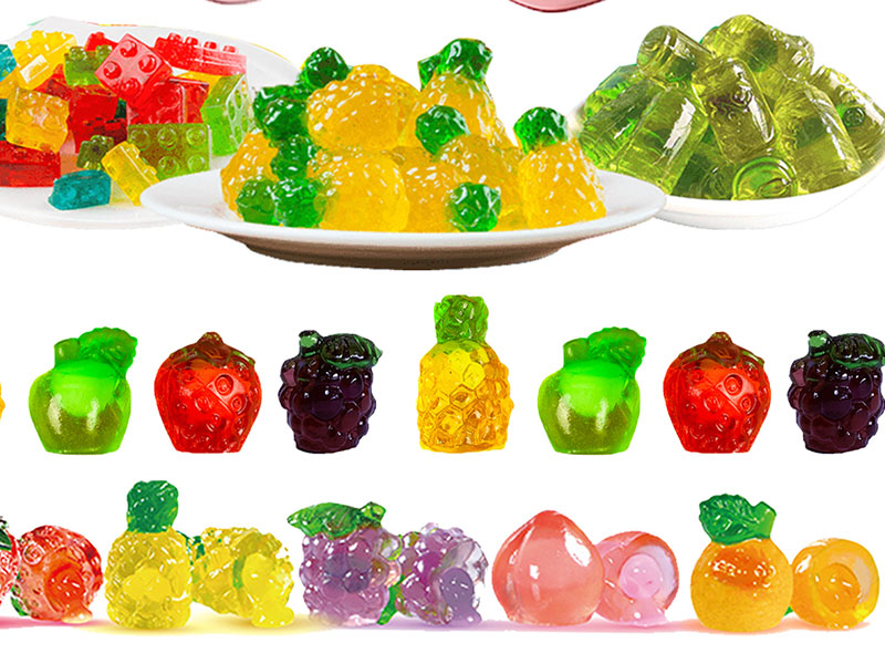 private label 4D gummy candy bulk supply for supermarkets