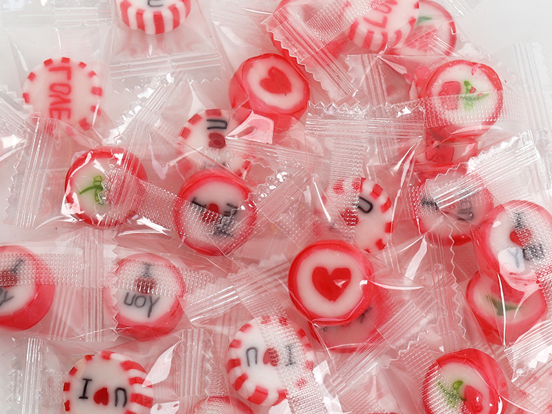 High-quality heart-shaped candy produced under food safety standards for global confectionery markets