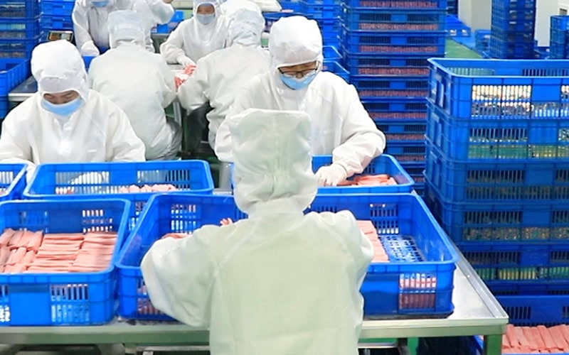 Business meeting with overseas clients – Negotiating bulk orders with our China candy exporter.