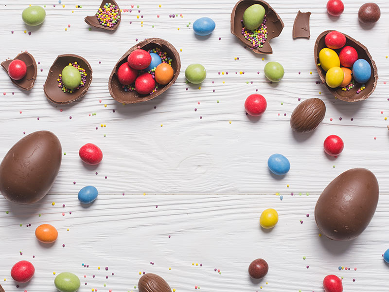 Seasonal Easter candy assortment for mass retail and supermarkets