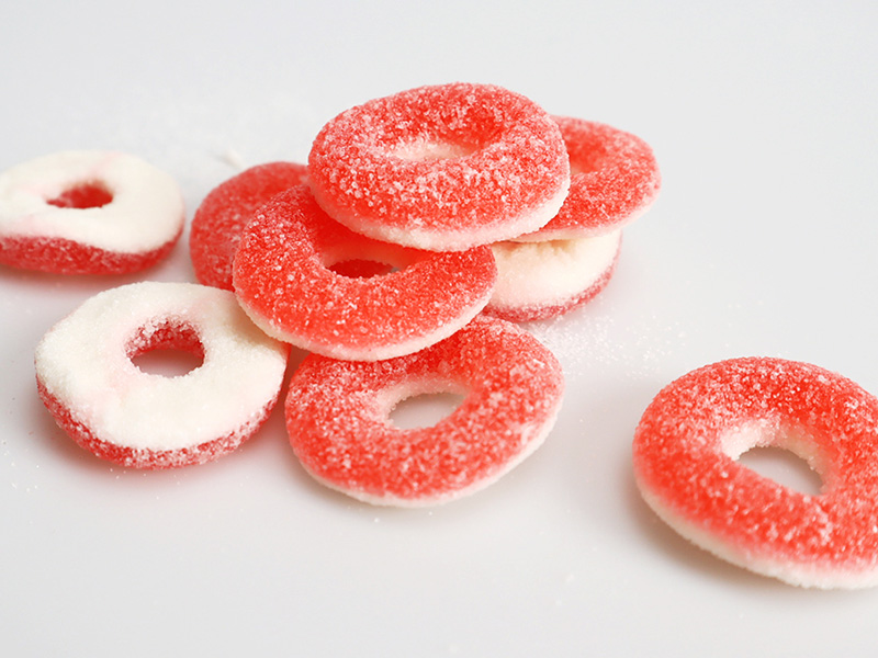 Bulk fruit candy products suitable for supermarket sales channels