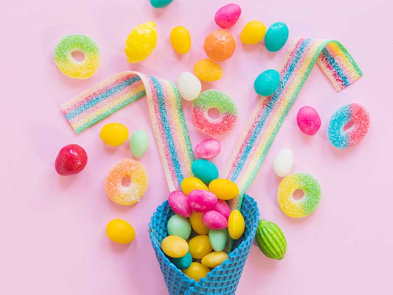 industrial production of carbonated popping candy crystals