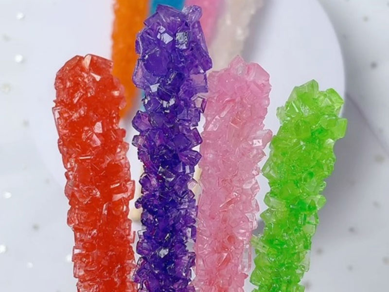 Custom rock candy sticks for candy brands, distributors, and supermarket chains